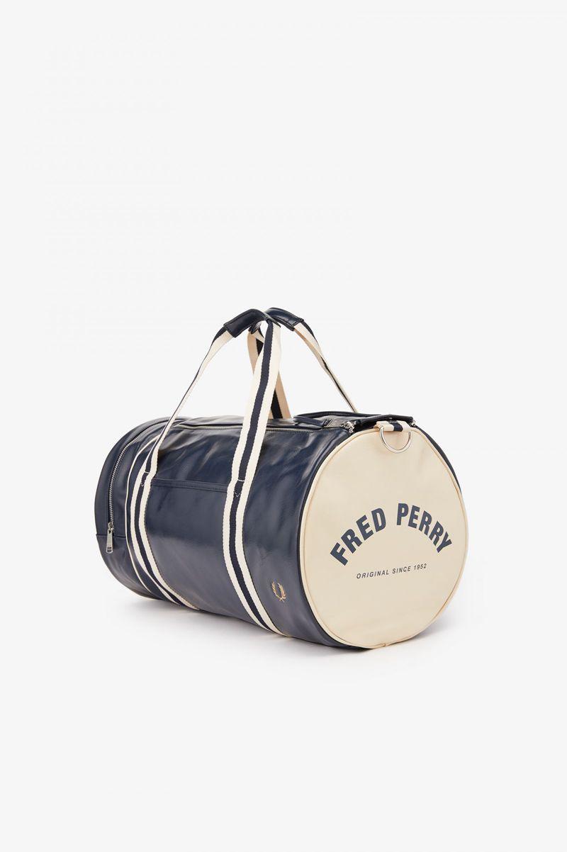 Navy Fred Perry Classic Barrel Women's Bags | PH 1806OKIR